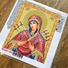 Богородиця Семистрільна кольорова